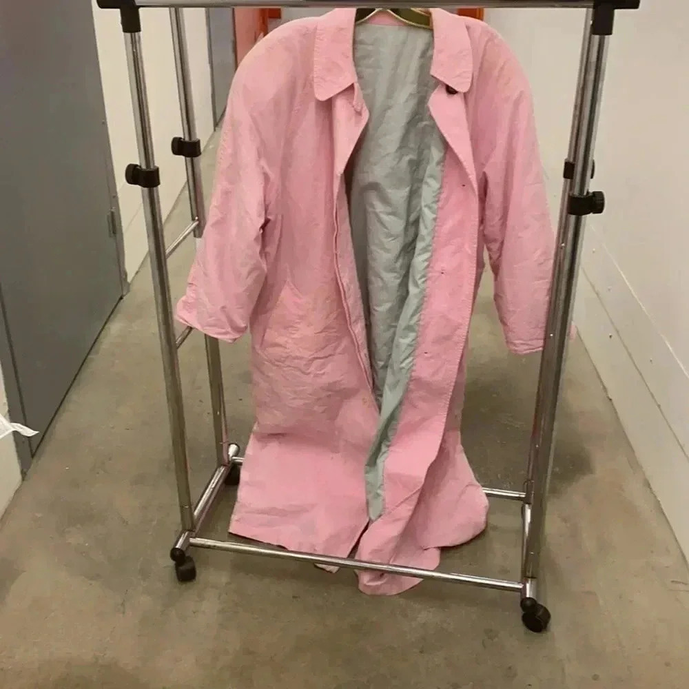 Pink‎ maxi coat